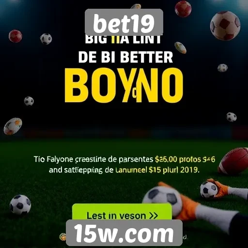 Promoções e bônus atraentes no bet19